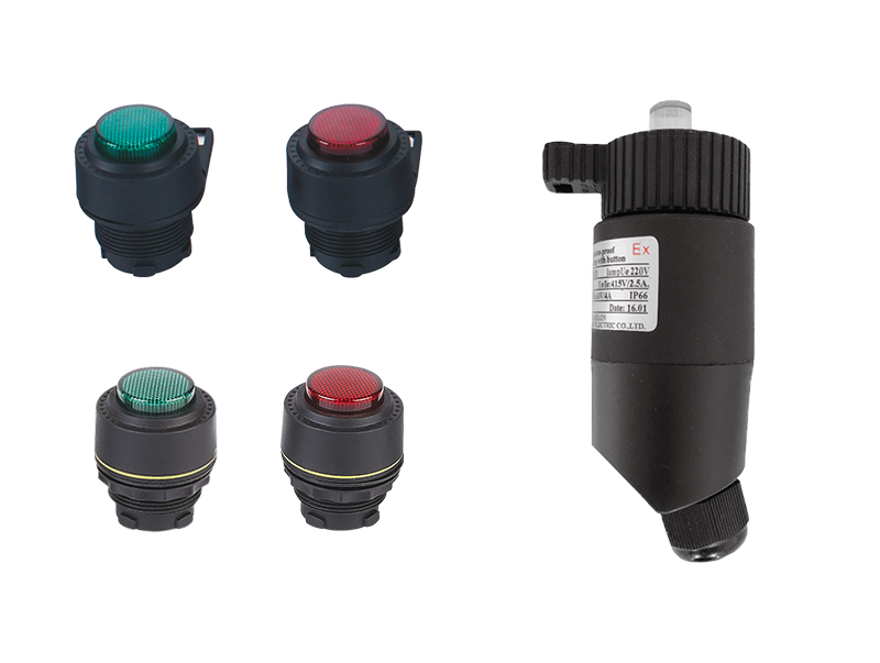 HL0102-MD Series Explosion-proof Signal Lamp(Board back cable type)